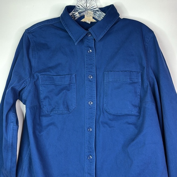 Duluth Trading 23306 Blue Ridge Moleskin Stretch Shirt Size Medium - Picture 2 of 8